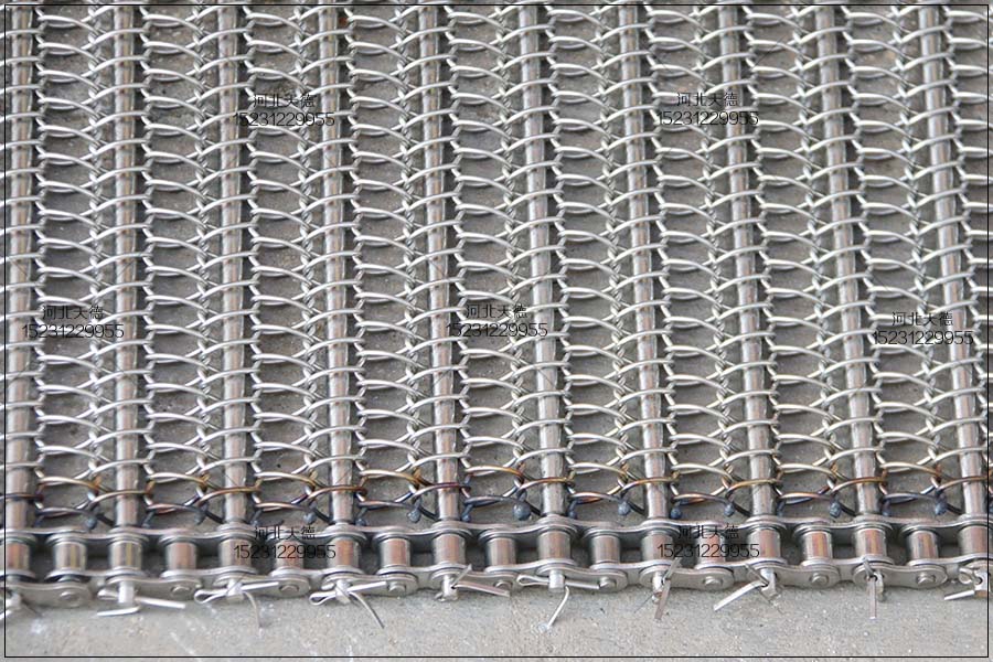 轉彎輸送機鏈條不銹鋼網帶